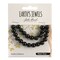 Earth's Jewels Semi-Precious 8mm Black Onyx Natural Round Beads